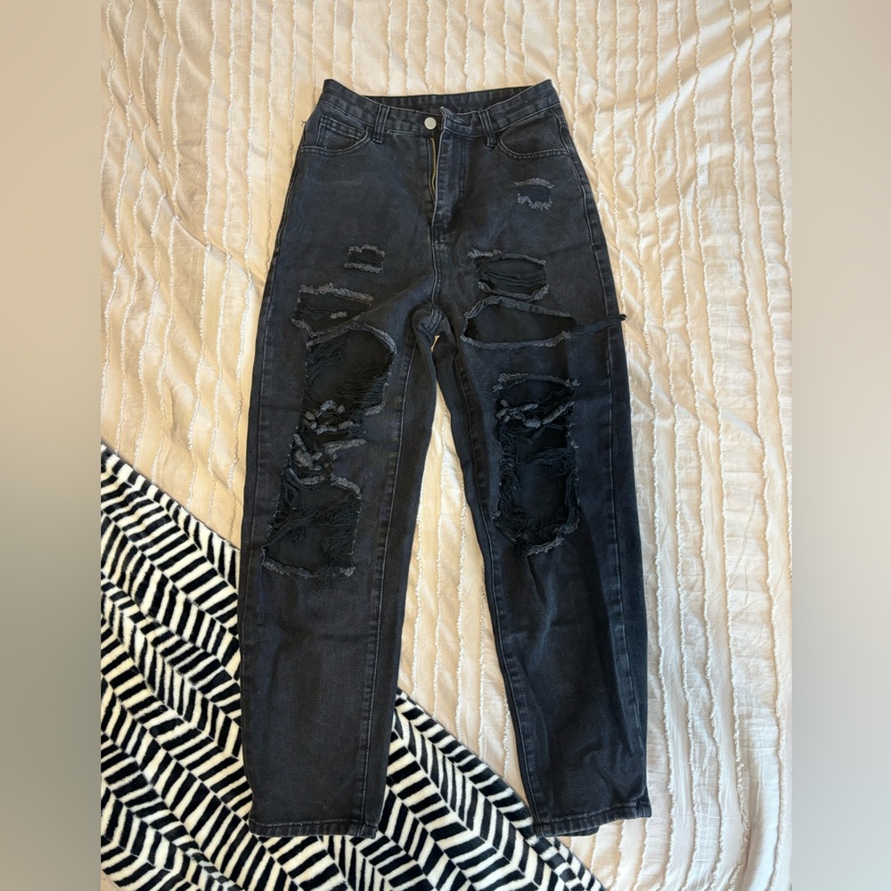 Black baggy jeans (SHEIN)